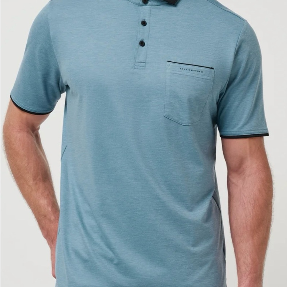 Men’s Travis Mathew Golf Featherweight Pocket Polo Small MSRP $105 - Picture 4 of 7